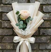 Букет цветов из:  Розы в Голубое