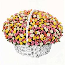 Премиум букет из: Розы в Голубое