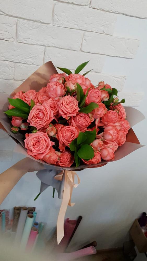 Букет цветов из: Розы в Голубое