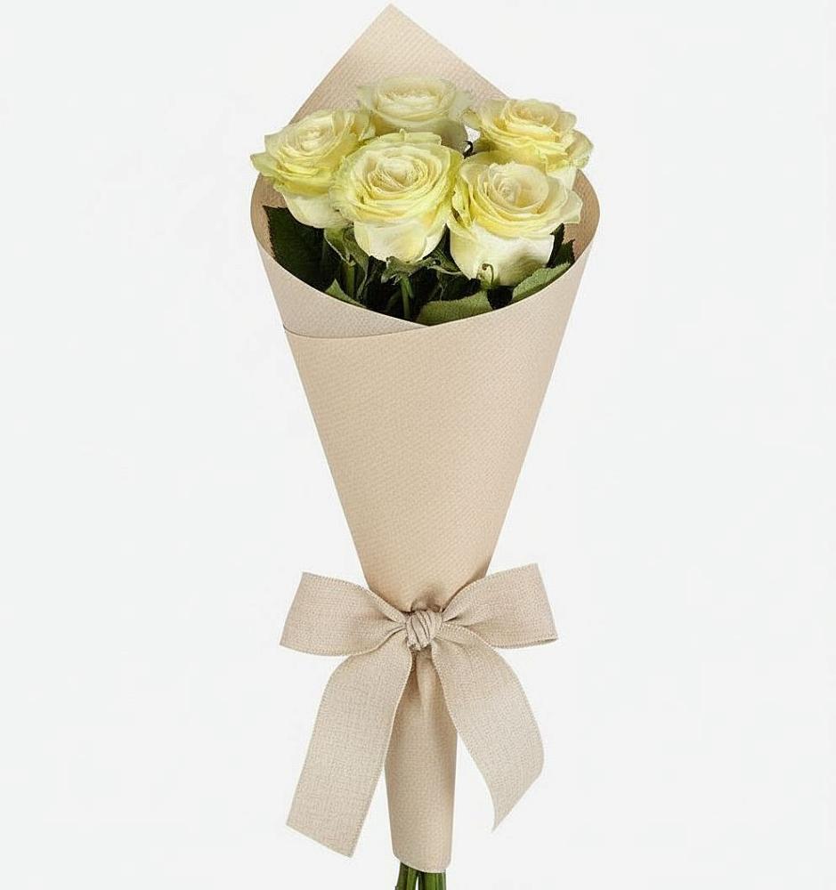 Букет цветов из: Розы в Голубое