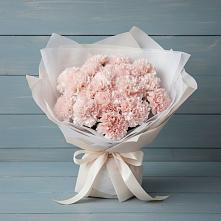 Букет цветов из:  Гвоздики в Голубое