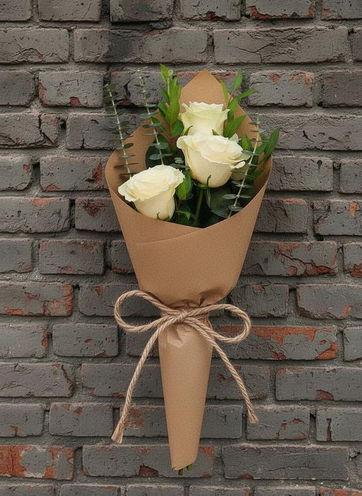 Букет цветов из: Розы в Голубое