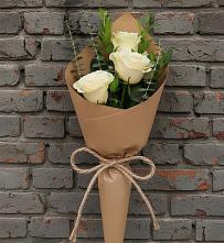 Букет цветов из:  Розы в Голубое