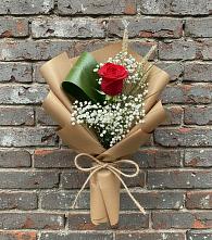 Букет цветов из:  Розы в Голубое