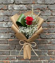 Букет цветов из:  Розы в Голубое