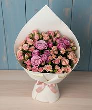 Букет цветов из:  Розы #REPLACE_PRED# Голубое