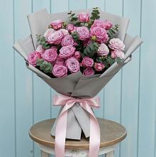 Букет цветов из:  Розы #REPLACE_PRED# Голубое