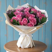 Букет цветов из:  Розы в Голубое